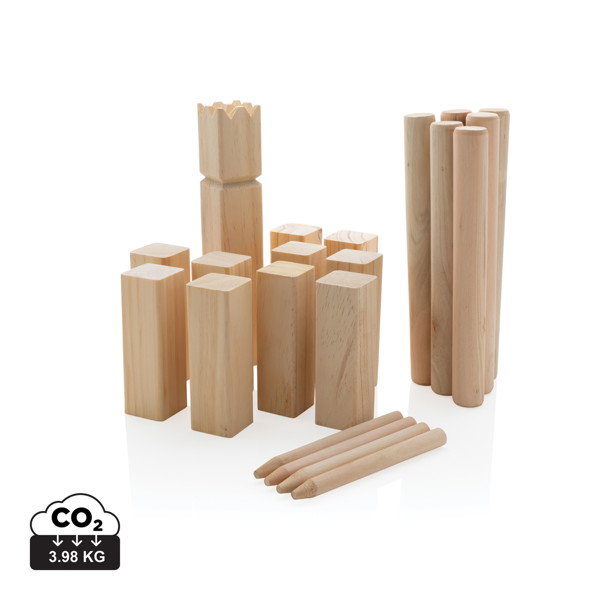 Drveni kubb set