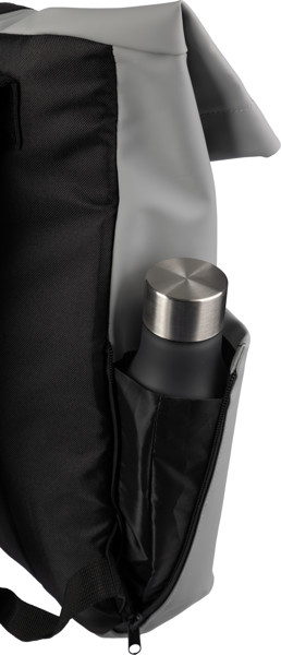 Mochila de couro PU Senta - Grey