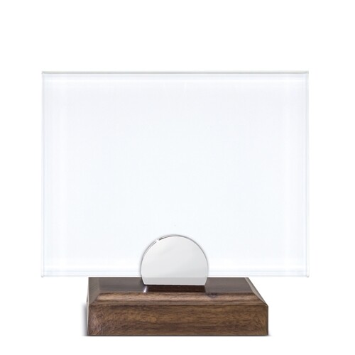 TROPHÉE EN VERRE  18 X 14 CM "FOTOGRAF"