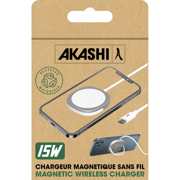 JISHAKU - CHARGEUR ECO RAPIDE SANS FIL MAGSAFE 15W
