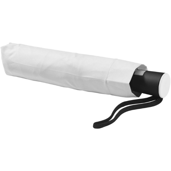 Wali 21" foldable auto open umbrella - White