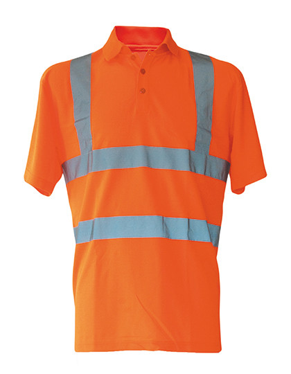 Hi-Vis Basic Polo Shirt Liverpool - Signal Orange / XL