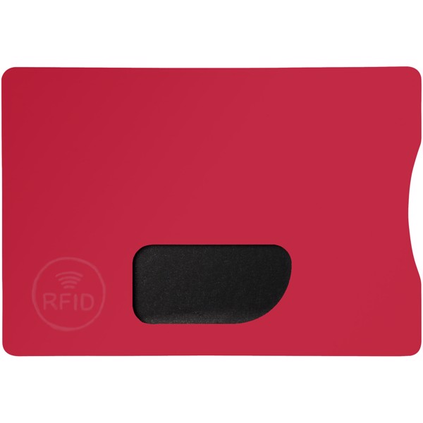 Ochrana pro RFID karty - Červená s efektem námrazy