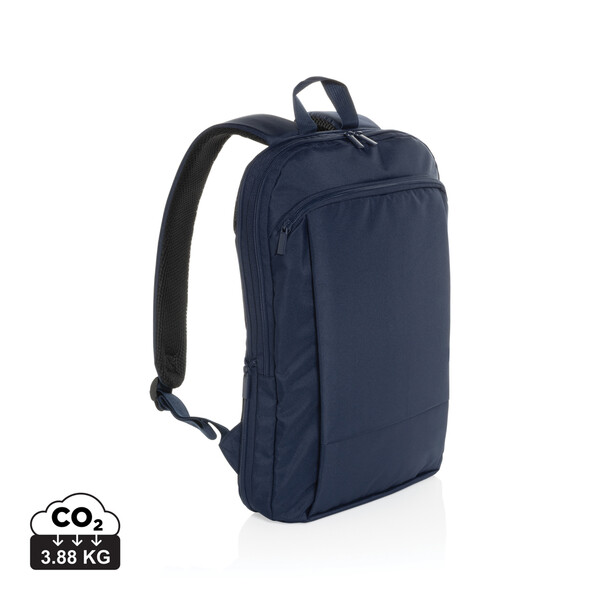 Sac à dos ordinateur 15,6 extensible en rPET Aware™ Flexpack - Bleu Marine