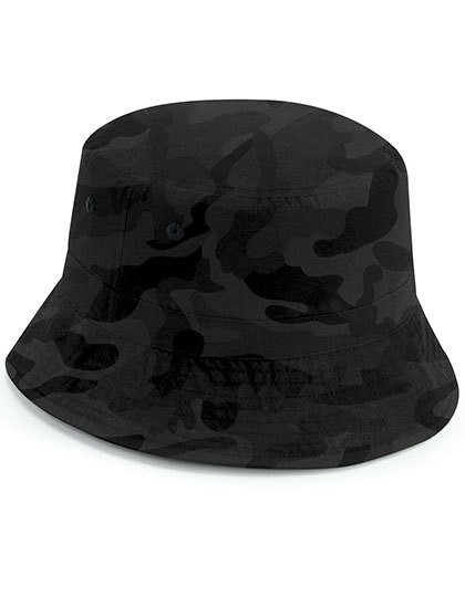 Recycled Polyester Bucket Hat - Midnight Camo / S/M