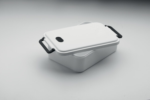 PP lunch box 2200 ml Indusmax - White