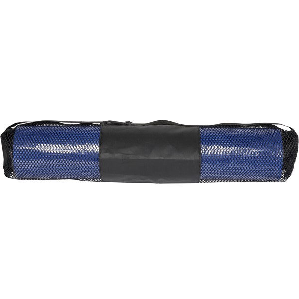Tapete de yoga "Babaji" - Azul real / Cinzento