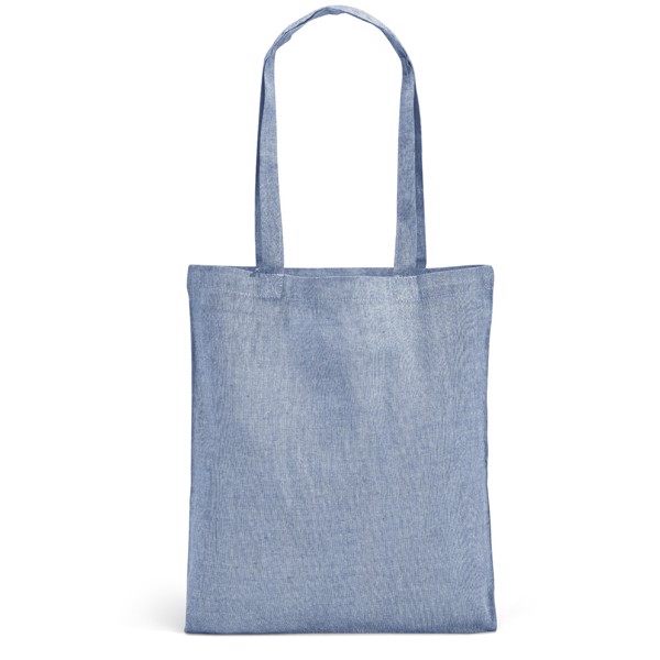 RYNEK. TaTaška z recyklované bavlny (70 %) a polyesteru (30 % rPET) (140 g/m²) - Modrá