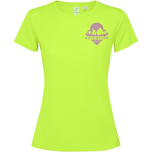 T-shirt a maniche corte da donna Estoril - Verde fluo / S