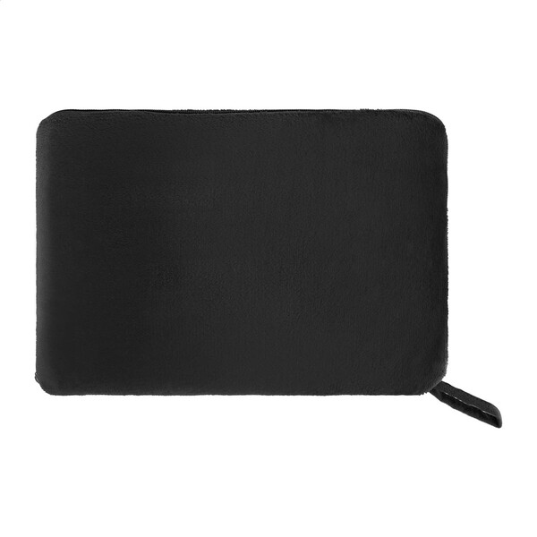 2In1 Travel Blanket And Pillow Napwrap - Black