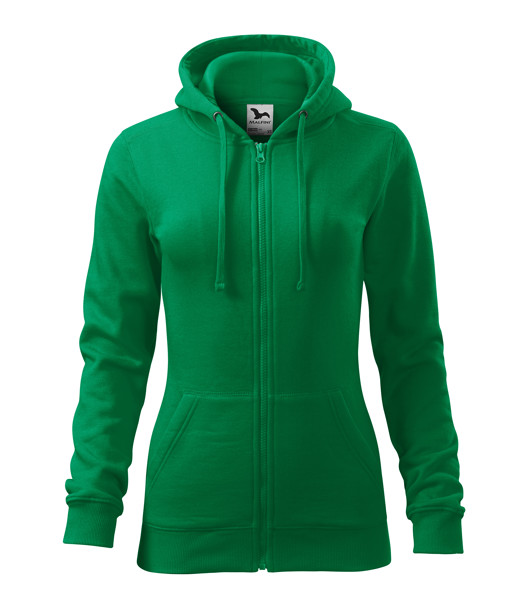 Mikina Dámská Malfini® Trendy Zipper - Středně Zelená / M