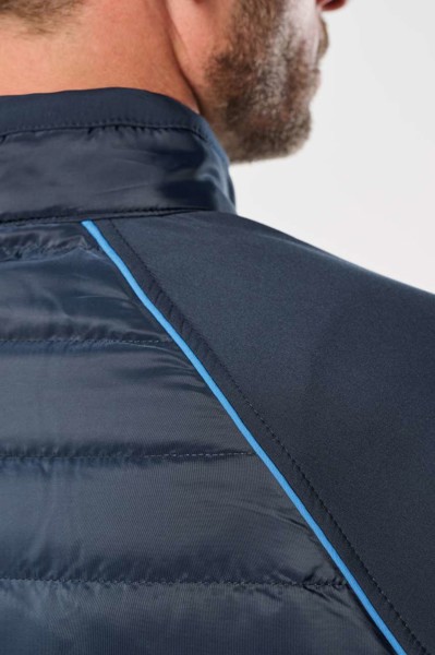 Unisex Dual-Fabric Daytoday Jacket - Navy / Silver / M