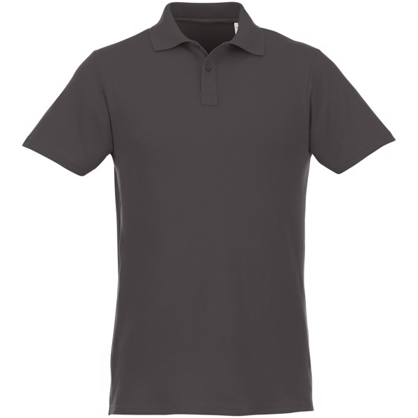 Polo Helios a manica corta da uomo - Grigio tempesta / 3XL