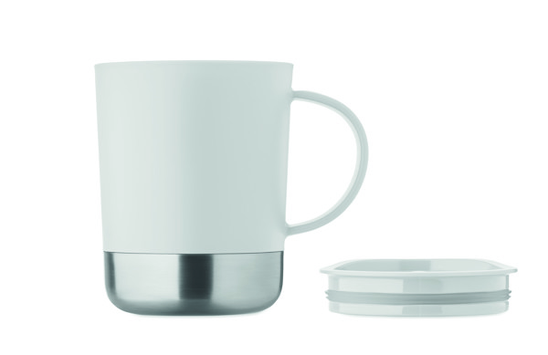 Single wall mug 300ml Beaker - White