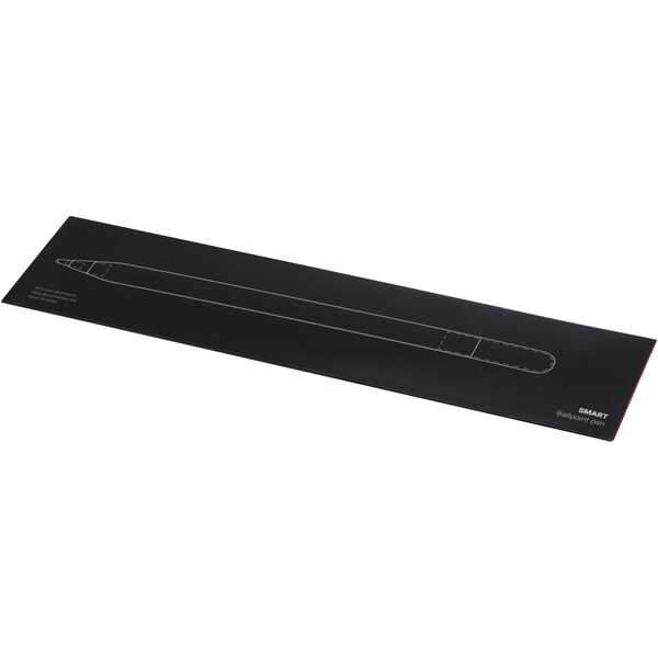 SMART recycled aluminium twist ballpoint pen (black ink) - White