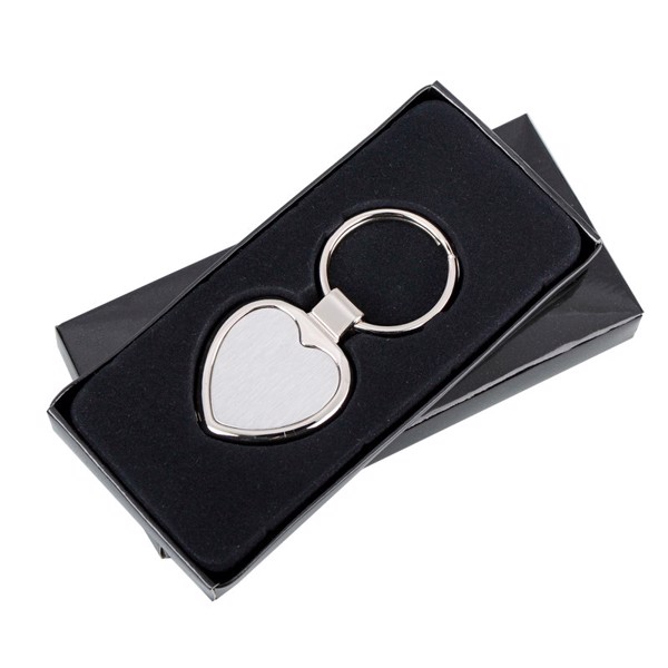 Stout Heart metal keyring