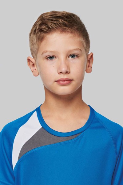 Dječji dres kratkih rukava - Grey / Bright Yellow / Black / 6-8 years