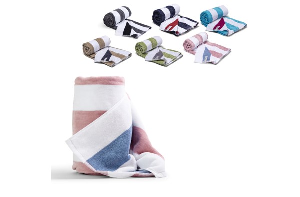Lord Nelson Beach Towel 80x160 cm - White / Black