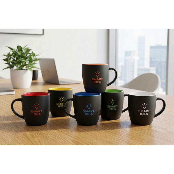 345 ml Esla ceramic mug - White