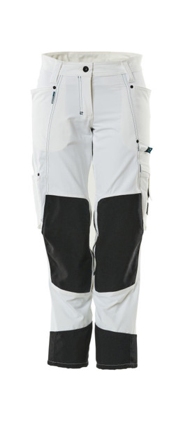 Pantaloni cu buzunare pentru genunchi - MASCOT® - White