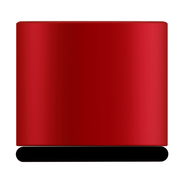 Speaker luminoso SCX.design S26 con anello - Rosso medio / Nero