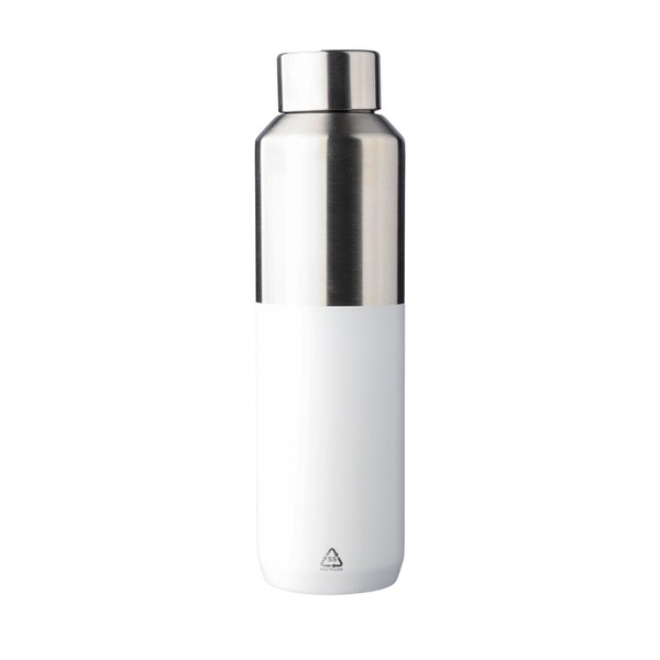 Garrafa térmica Esen | Reciclada | 600 ml - branco