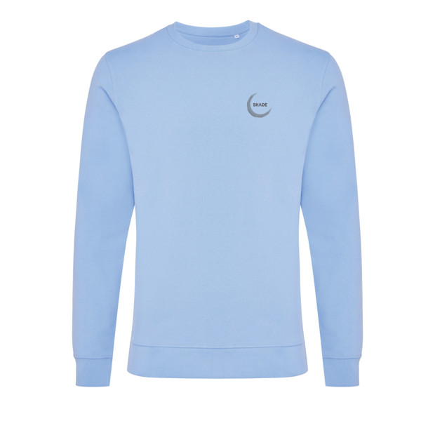 Mikina Iqoniq Zion z recykl. bavlny - Sky Blue / XXL