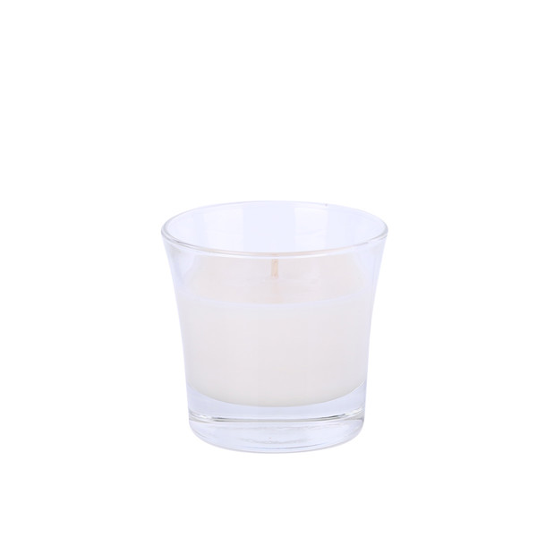 Ray candle glass, diameter 86 mm - Transparent