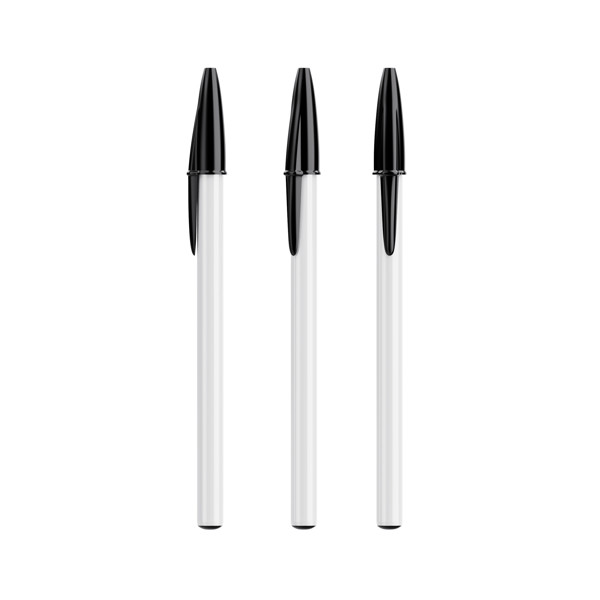 BIC® Style Ballpen - White / Black / Black Ink
