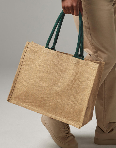 Classic Jute Shopper - Graphite Grey / Graphite Grey / ONE SIZE