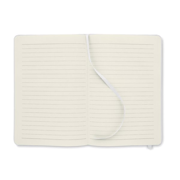 A5 RPET notebook 80 lined Note Rpet - White