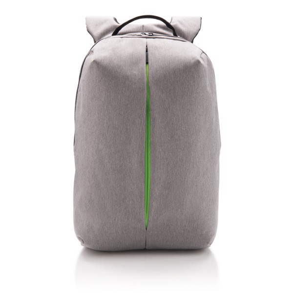 Xd Collection backpack, 15 inch laptop, 600D polyester - Grey / Green