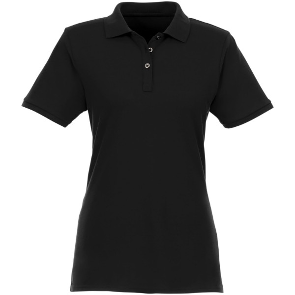 Polo bio recyclé manches courtes femme Beryl - Noir / S