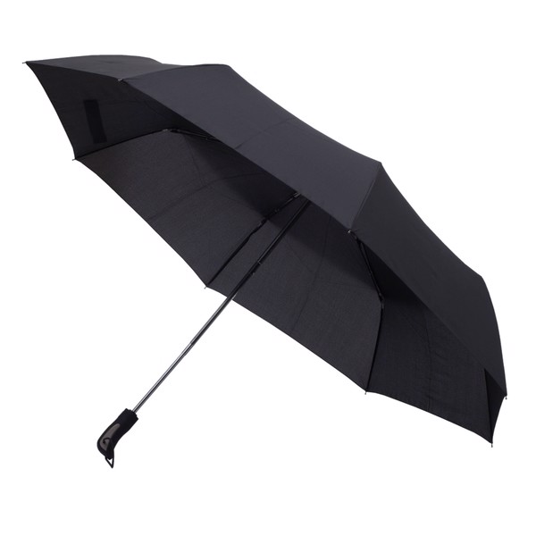 Vernier foldable stormproof umbrella - Black