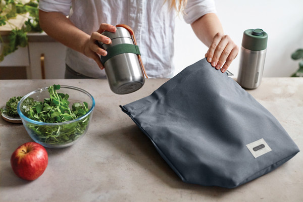 Black+Blum 6.7L insulated Lunch/Cooler Bag - Grey