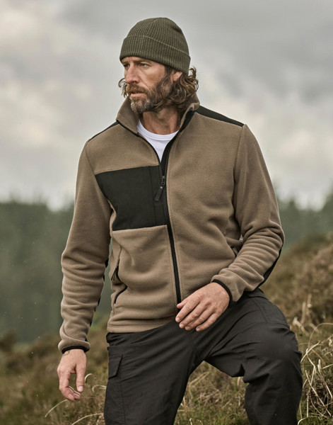 Mountain Fleece - Deep Green / Black / S