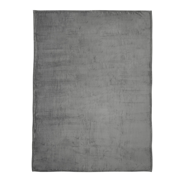 Fleece Throw Blanket Snuggle Dream - Grey