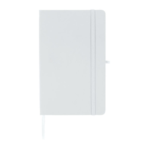 A5 Soft PU Notebook Kiel - White