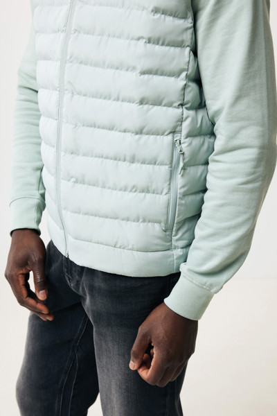 Pánská vesta IQONIQ Meru z recykl. polyesteru - Iceberg Green / M