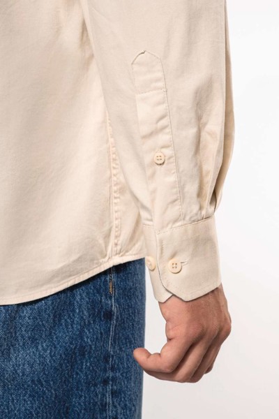 Men's Nevada Long-Sleeve Cotton Shirt - White / 2XL