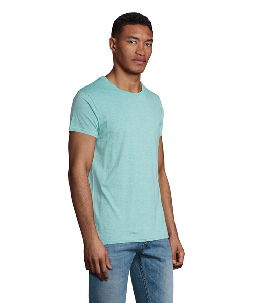 CRUSADER MEN T-shirt 150g - Heather Light GreenL