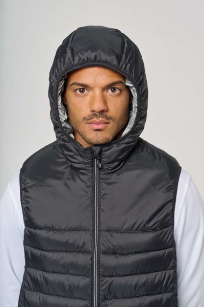 Adult Hooded Bodywarmer - Black / XS