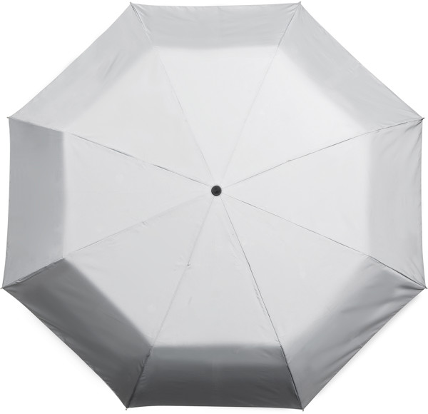 MINIMAX - Parapluie avec tissue reflechissant - Manuel - Impermable au vent -  95 cm - Argent