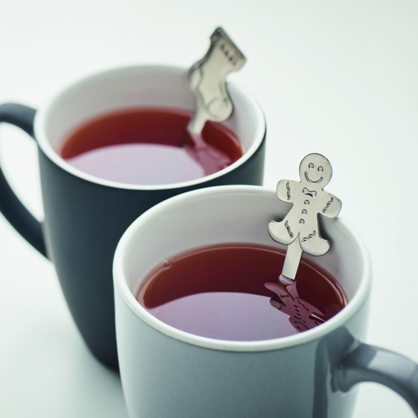 Set of 4 Christmas tea spoon Chip Set