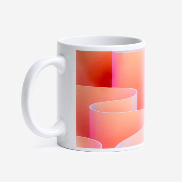 Personalised ceramic mug 350 ml