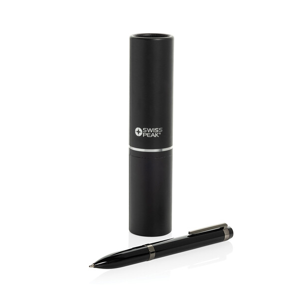 Swiss peak OSLO recycled stainless steel deluxe pen