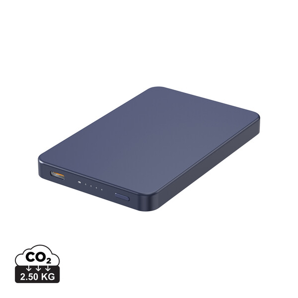 Powerbank magnétique 5000 mAh et 15W Urban Vitamin Marin - Bleu