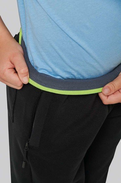 Dječje multisport hlače za trčanje s džepovima - Black / 6-8 years