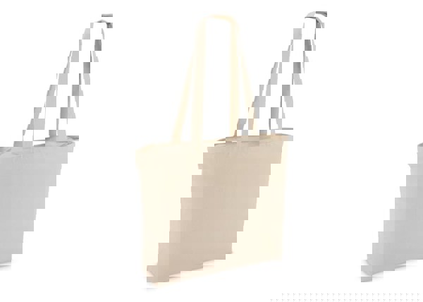 Cotton Tote bag with zip OEKO-TEX® 47 x 11 x 35cm 320g/m²