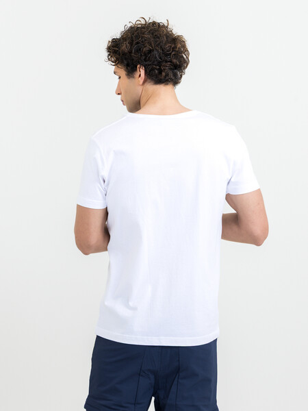 Printer Heavy V t-shirt White S